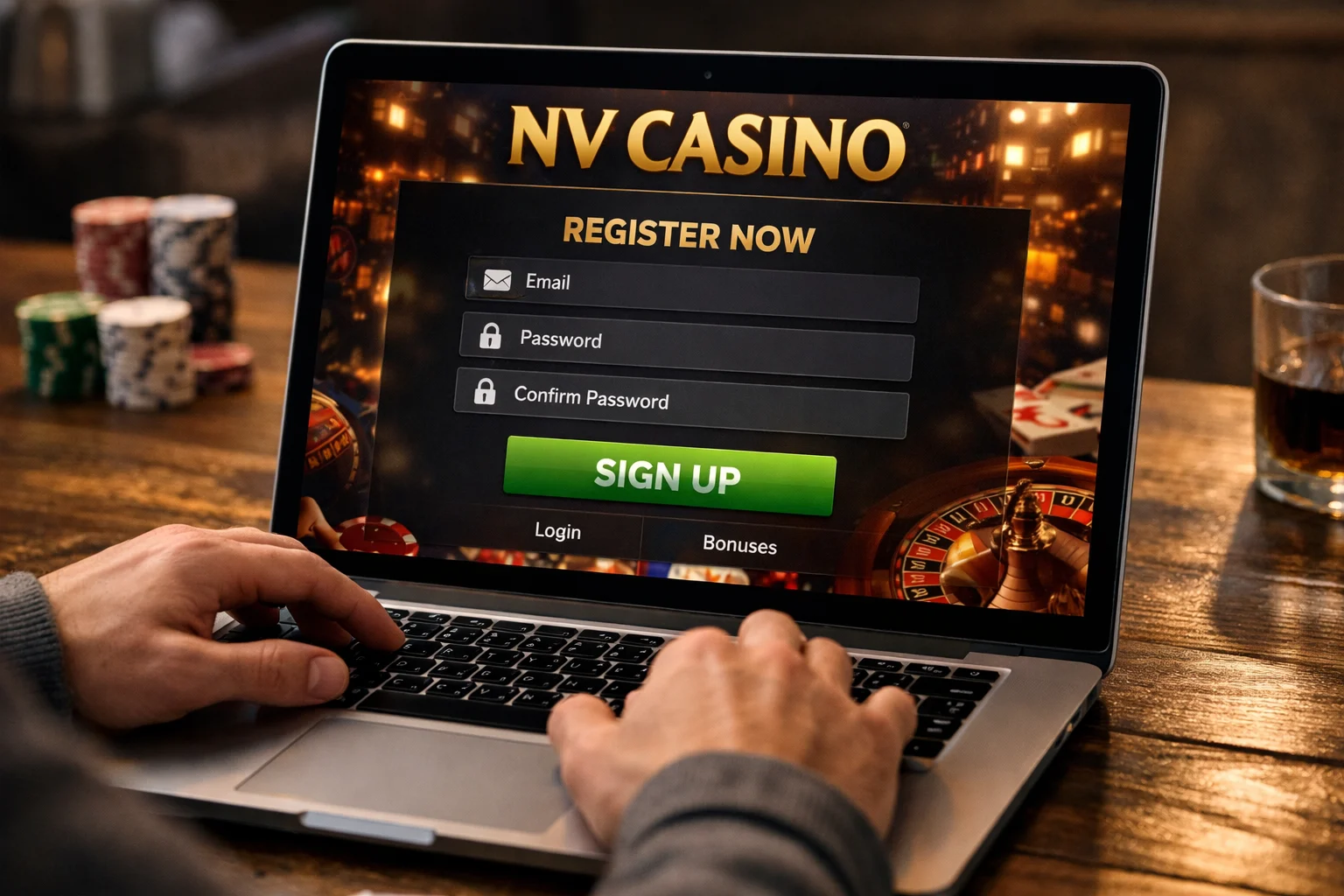 NV Casino вхід та реєстрація